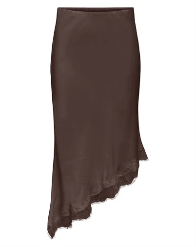 Only - ONLFaraya Satin Lace Nederdel - Shopping Bag